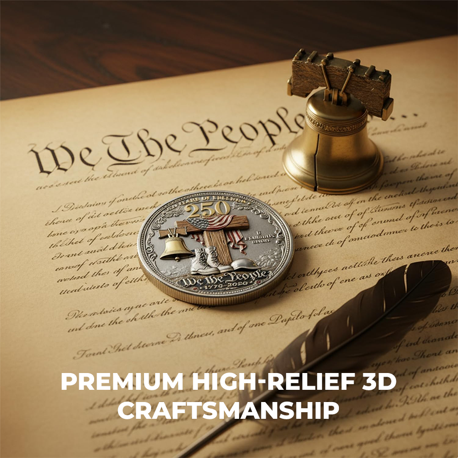 🔥250 Years of Freedom Veteran Tribute Coin