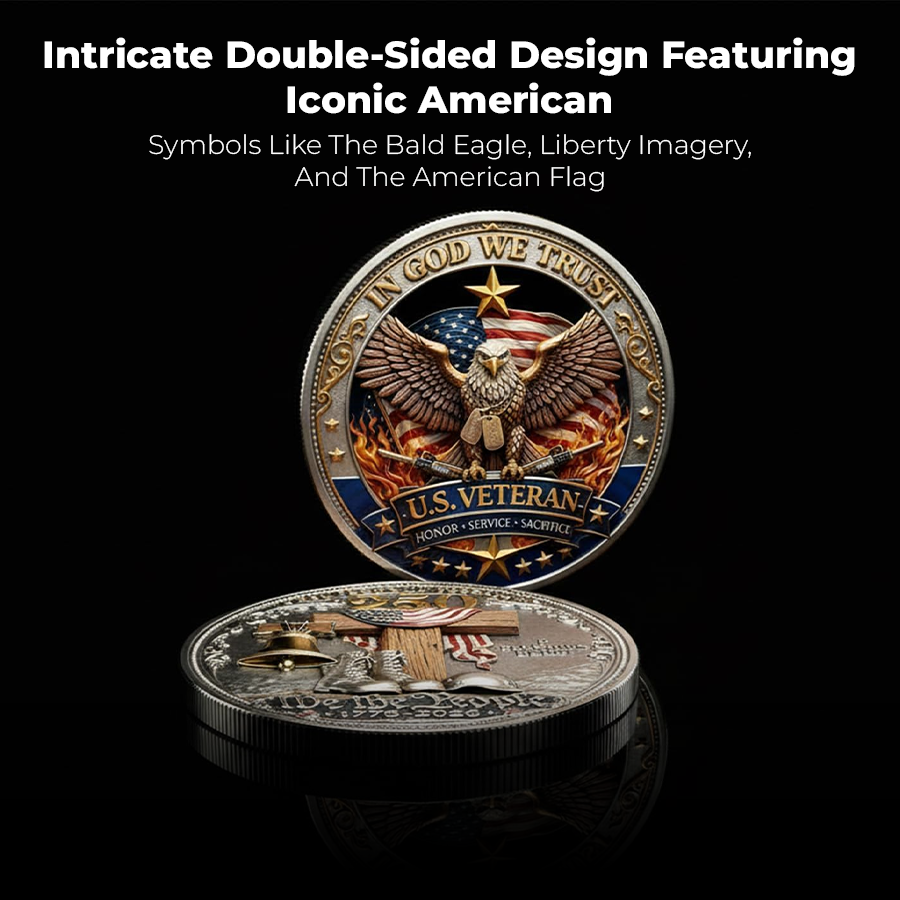 🔥250 Years of Freedom Veteran Tribute Coin