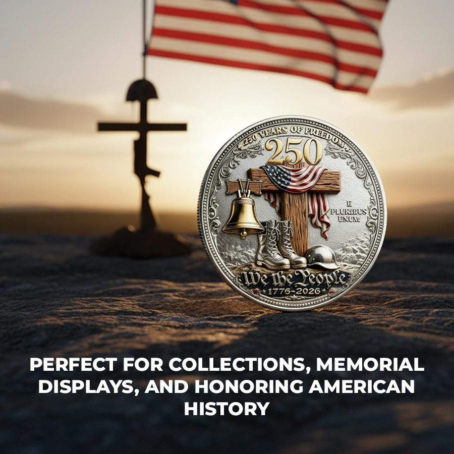 🔥250 Years of Freedom Veteran Tribute Coin