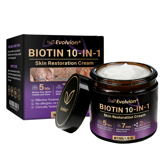Made and Shipped from USA ✨Evolvion® Biotin 10-in-1 Skin Restoration Cream 🚀 🚀