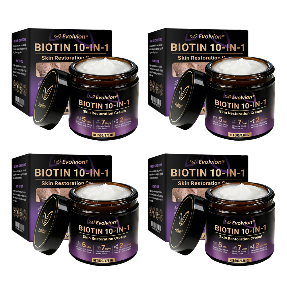Made and Shipped from USA ✨Evolvion® Biotin 10-in-1 Skin Restoration Cream 🚀 🚀