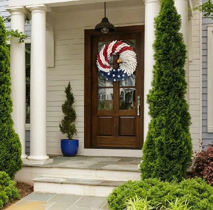 🔥Handmade U.S Eagle 250th Anniversary Patriotic Wreath💖BUY 2 FREE SHIPPING ONLY TODAY !