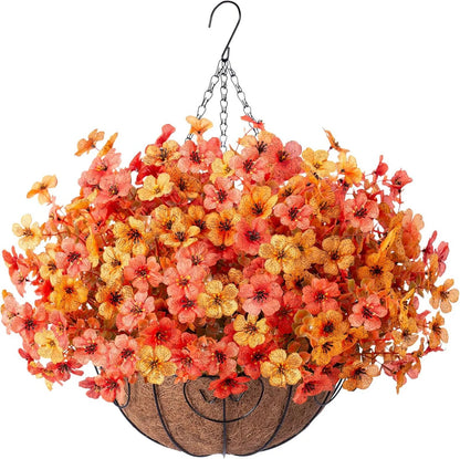 Last Day Promotion! 🔥 Simulated Hanging Flower Basket🌸 No Watering, No Wilting💧—Just a Picture Perfect Home Every Single Day.