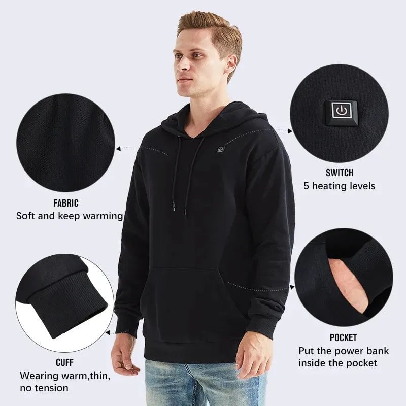 🎄Early Christmas Sale 49% OFF🔥Unisex Heated Hoodie