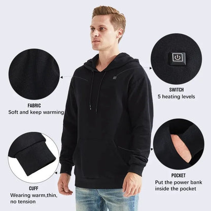 🎄Early Christmas Sale 49% OFF🔥Unisex Heated Hoodie