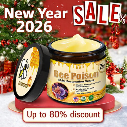 QIAWI™ 🐝Bee Poison Skin Restoration Cream 🐝（🔥LAST DAY SALE-80% OFF)🥇👩‍⚕️