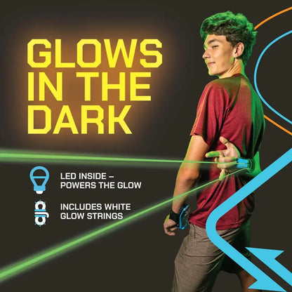 🎉 World's First Glowing String-Launching Webshooter · Ignite Your Superhero Dream! 🕷️✨