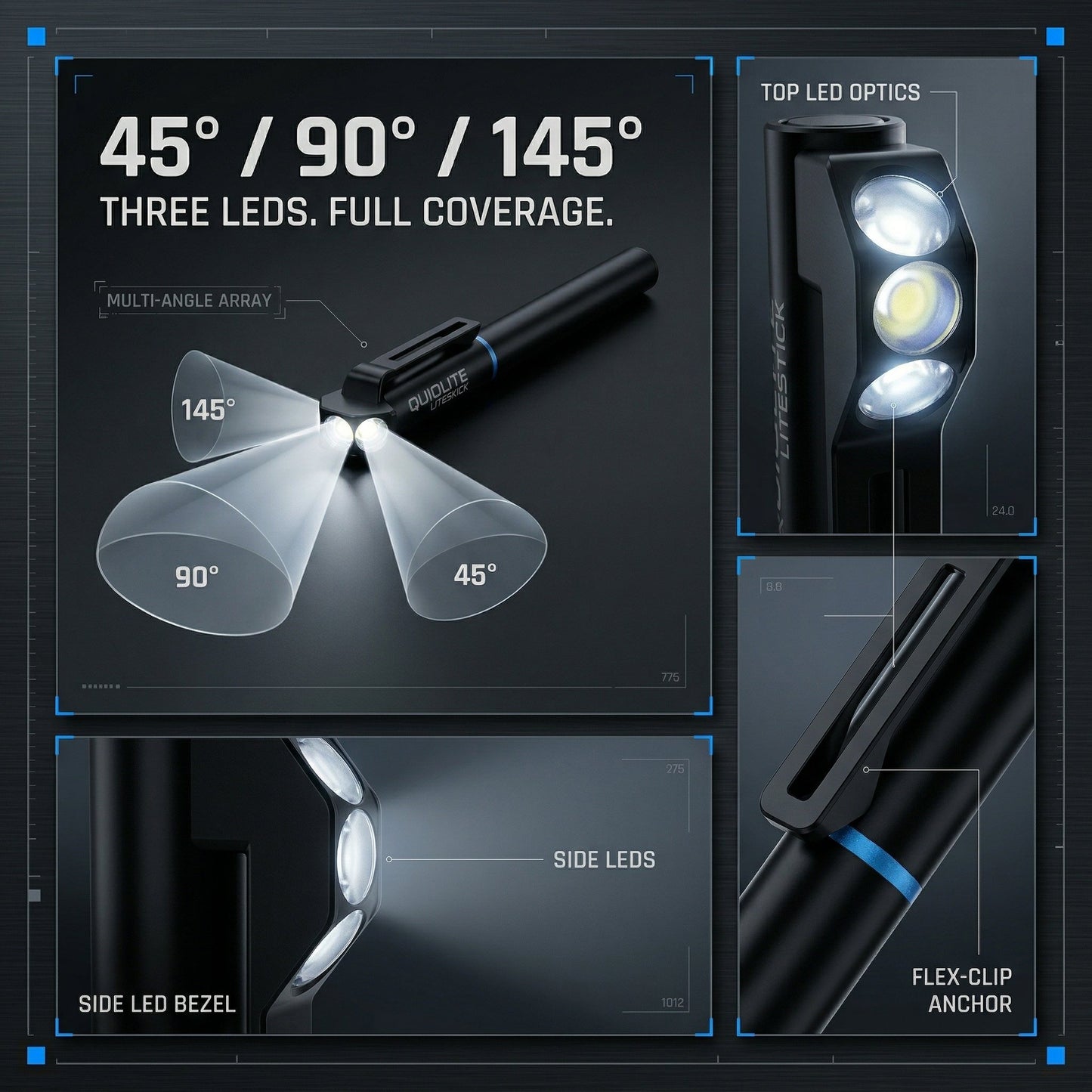 💡 QuiqLite LiteStick – Ultimate Hands-Free Wearable Safety Light