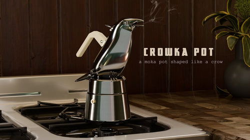 🔥Last Day 50% OFF - 🐦‍⬛☕Crowka Pot – Crow-Shaped Moka