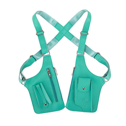 Adjustable Underarm Shoulder Bag for Men and Women - Anti-theft Hidden Storage for Cell Phones and Other Hunting and Outdoor Gear, Premium Leather. Crossbody Fanny Pack Lightweight Pockets