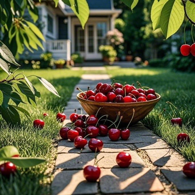 🏆75K+ SOLD! 🌳Cherry Tree Seeds – Delicious, Fresh Cherries Await!🍒
