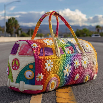 🔥LAST DAY 50% OFF - Hippie Van Quilted Duffle Bag