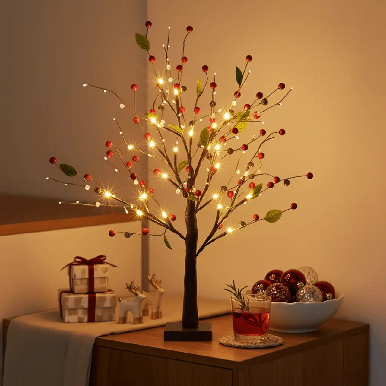 Red Berry Blossom Tree
