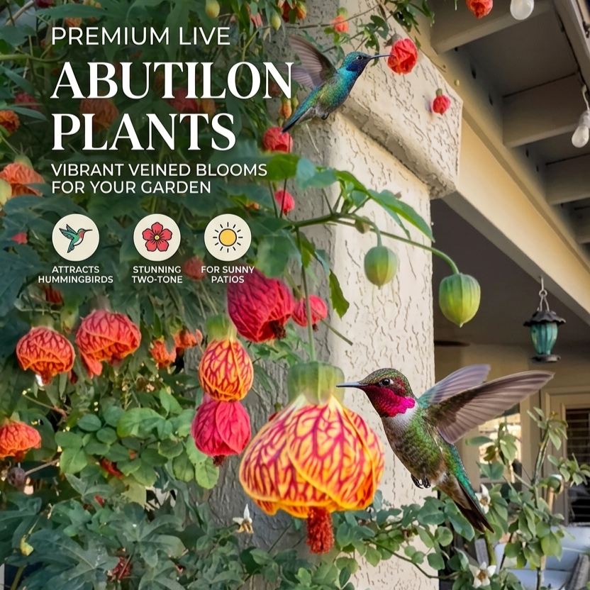 🌿Spring Sale-Premium Abutilon Flower Seeds-🐦 ATTRACTS HUMMINGBIRDS