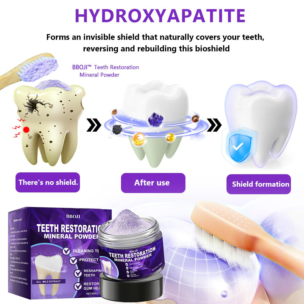 🦷 🚨 Last Day! 75% OFF BBOJI™ Teeth Restoration Mineral Powder