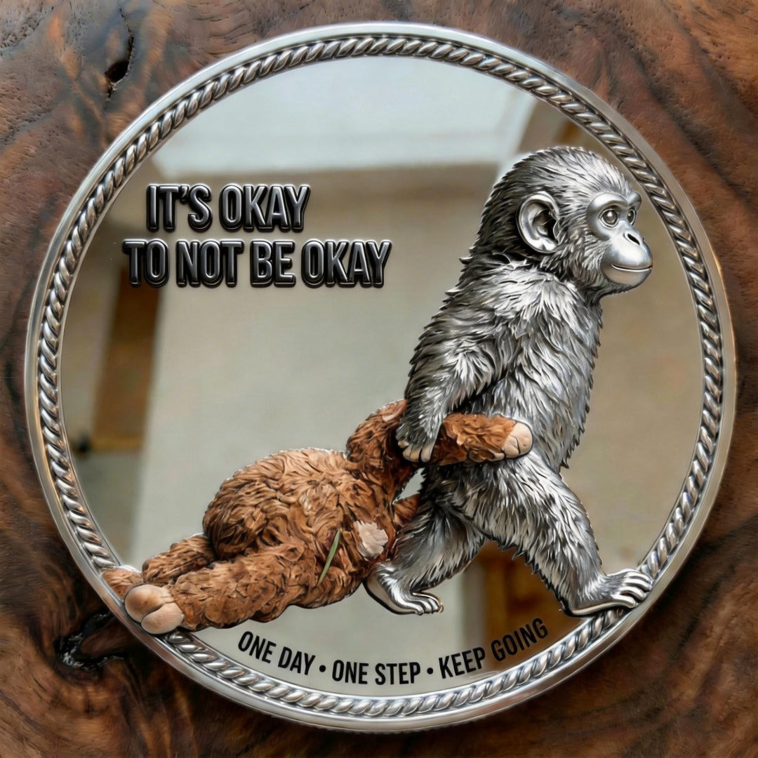🐵3D Viral Punch Monkey Keychain with Gifts Coin💕- Emotional Gift for Animal Lovers, Family, Friends, Loved Ones🎁