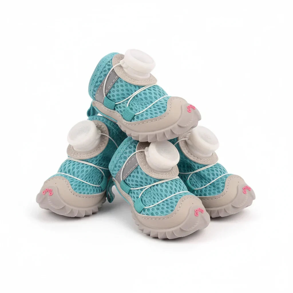 🐶 All-Weather Protective Dog Shoes – Waterproof, Non-Slip & Breathable Paw Protection for Every Season 🌦️