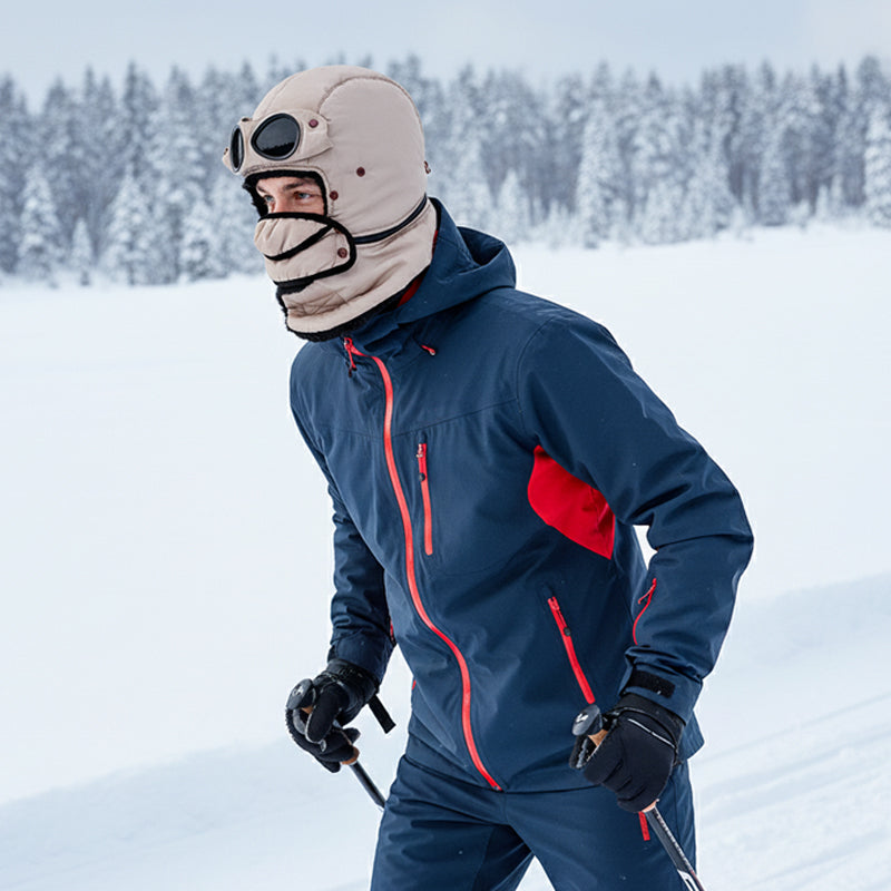 🎁2026 New Arrivals 50% OFF💥Unisex Winter Thermal Hat with Glasses