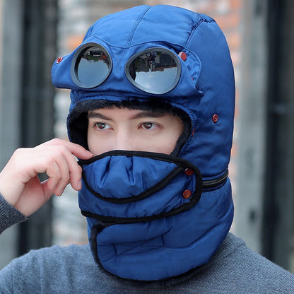 🎁2026 New Arrivals 50% OFF💥Unisex Winter Thermal Hat with Glasses