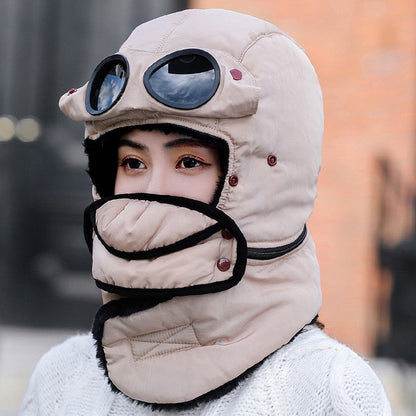 🎁2026 New Arrivals 50% OFF💥Unisex Winter Thermal Hat with Glasses